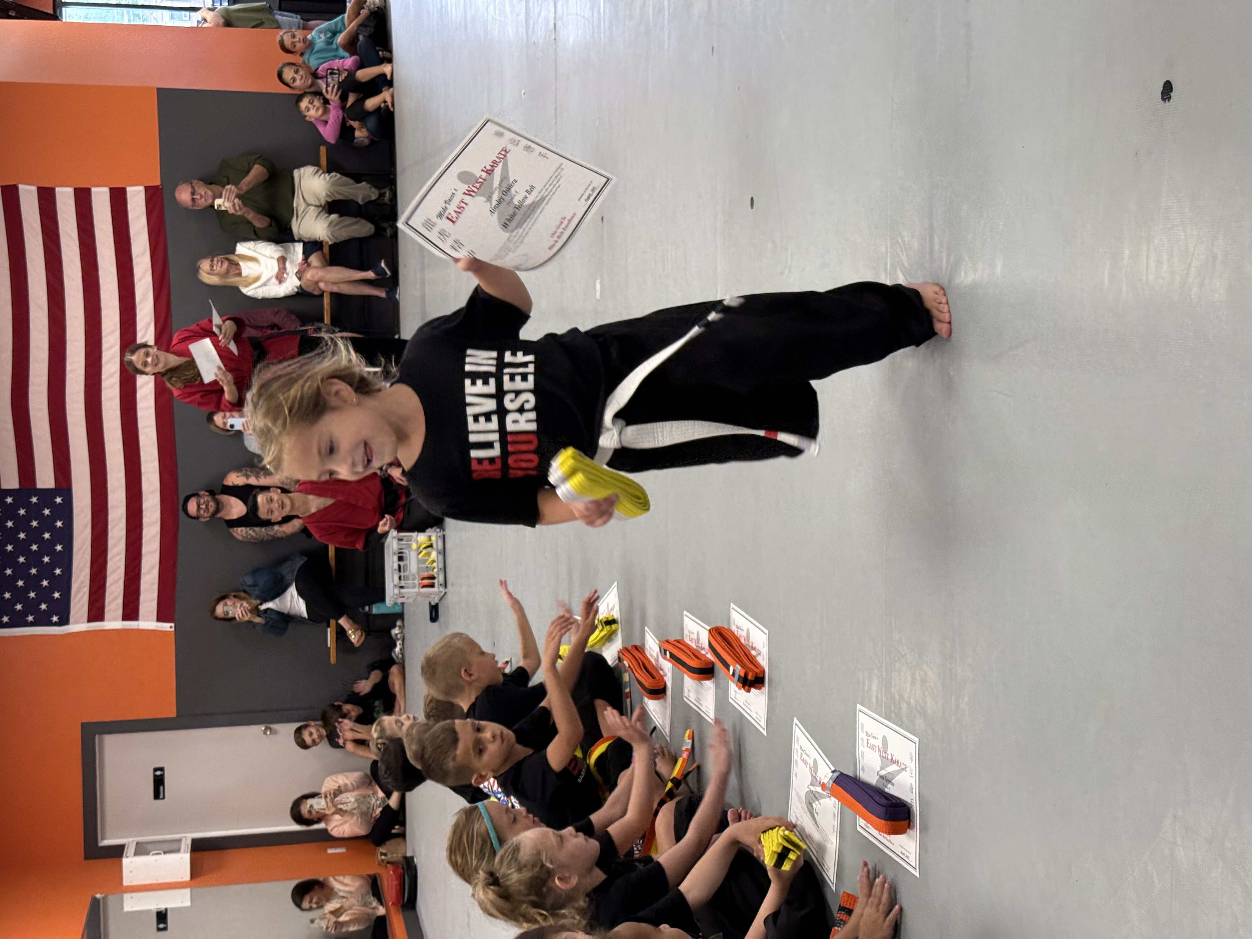 East West Karate Warminster students in class